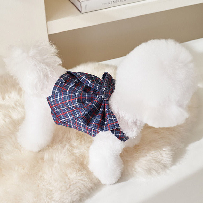 Check Ribbon Vest