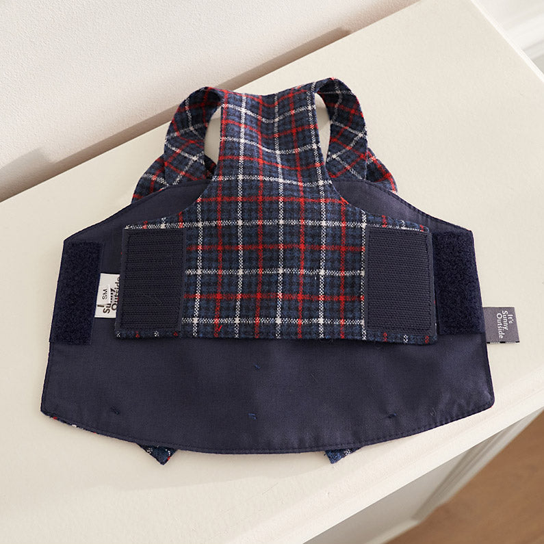 Check Ribbon Vest