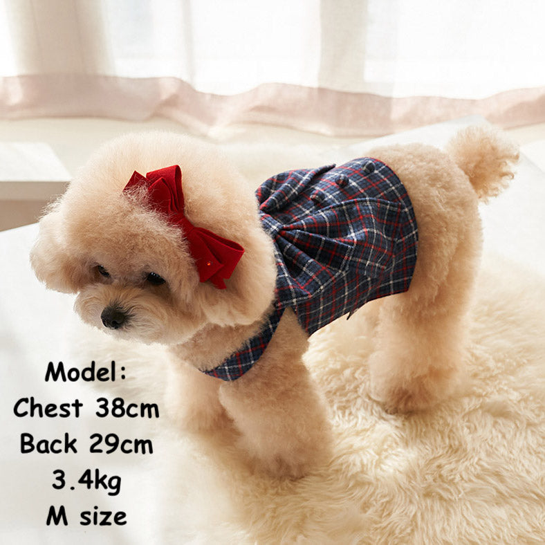 Check Ribbon Vest