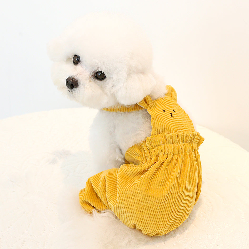 My Bear Pumpkin Overalls