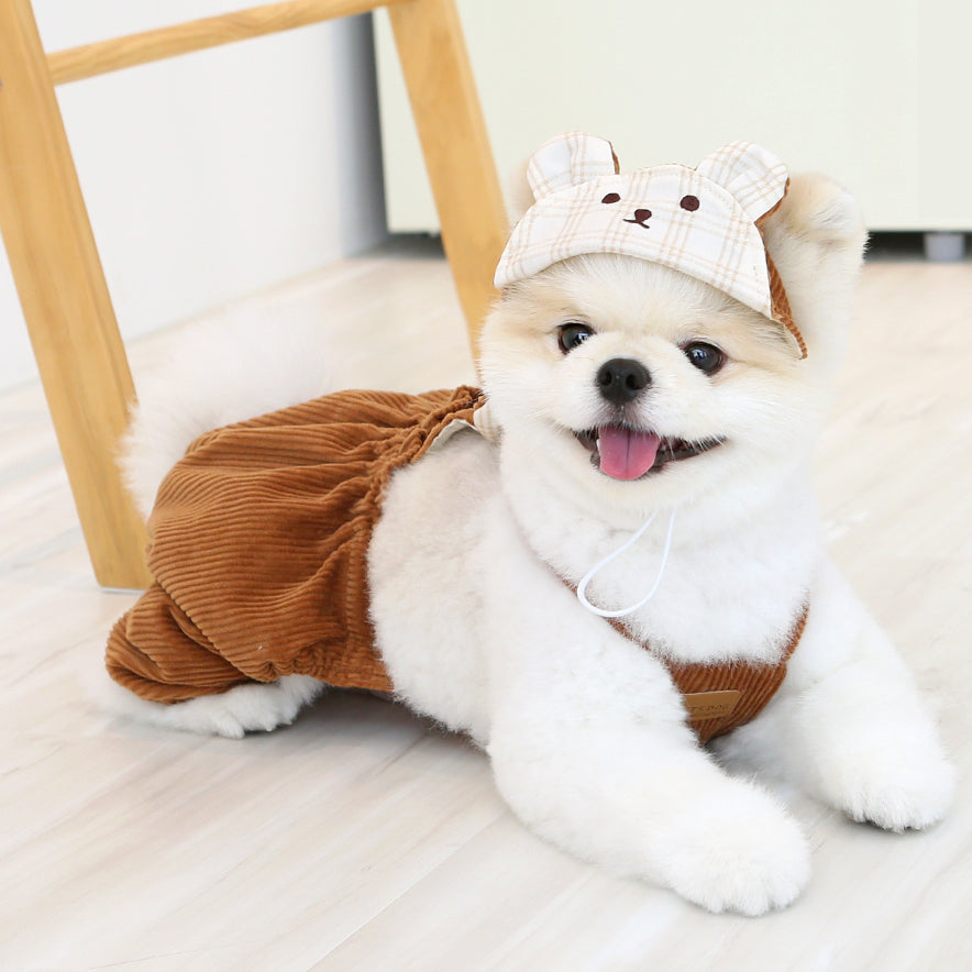 My Bear Pumpkin Overalls