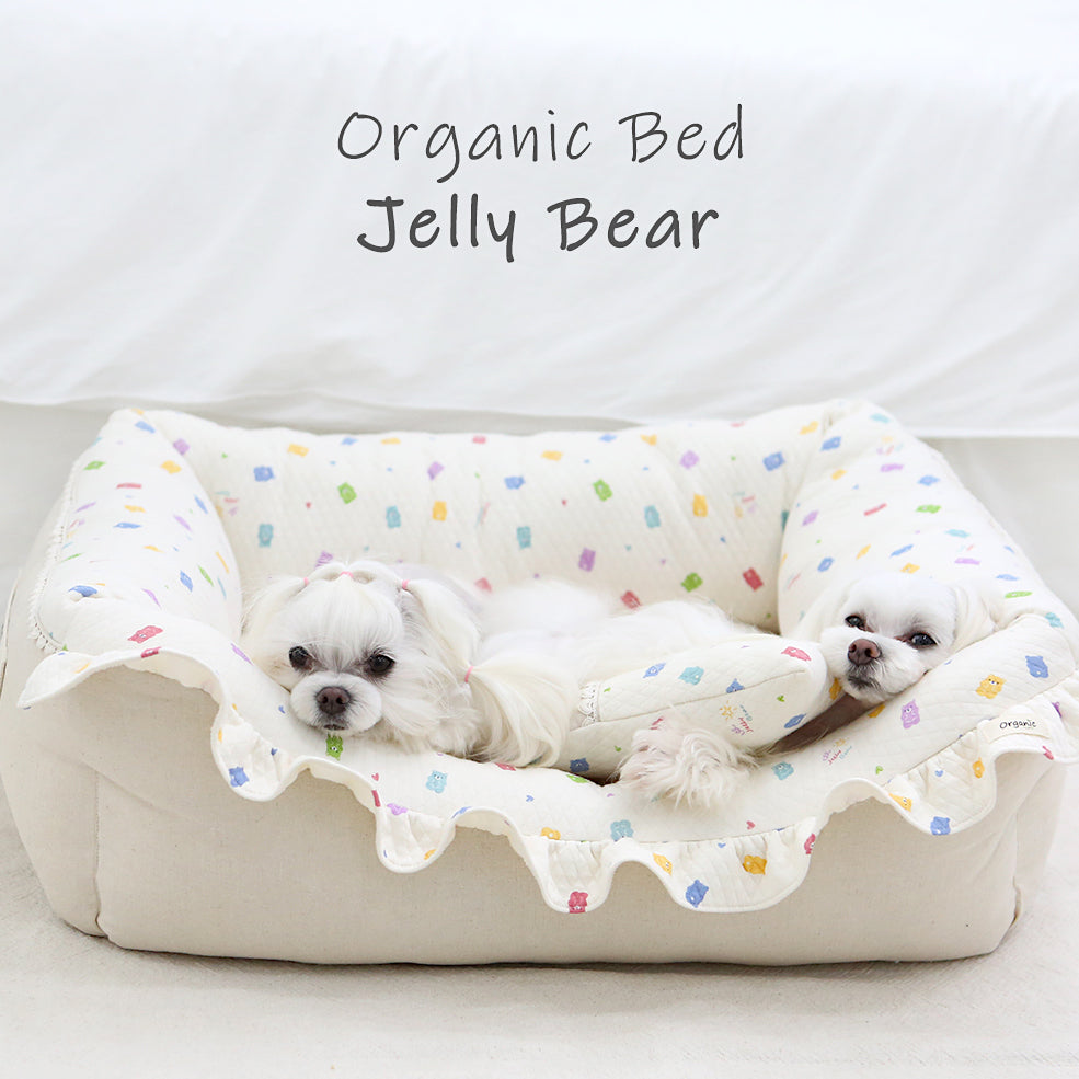 Jelly Bear Organic Cotton Bed