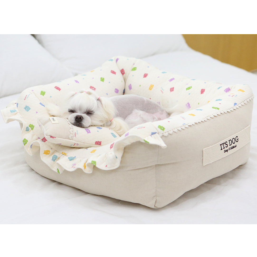 Jelly Bear Organic Cotton Bed