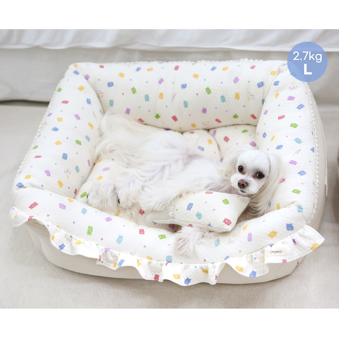 Jelly Bear Organic Cotton Bed