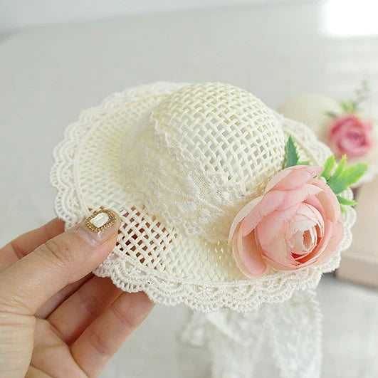 Beach Hat with Lace String