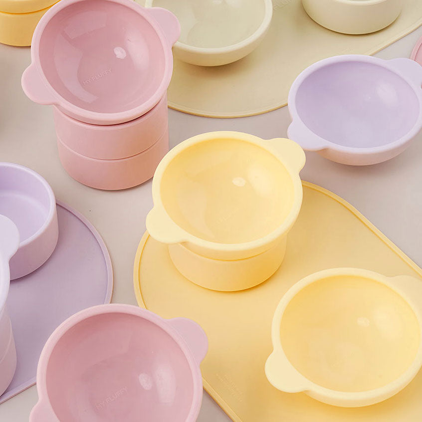 Adjustable Elevated Silicone Bowl
