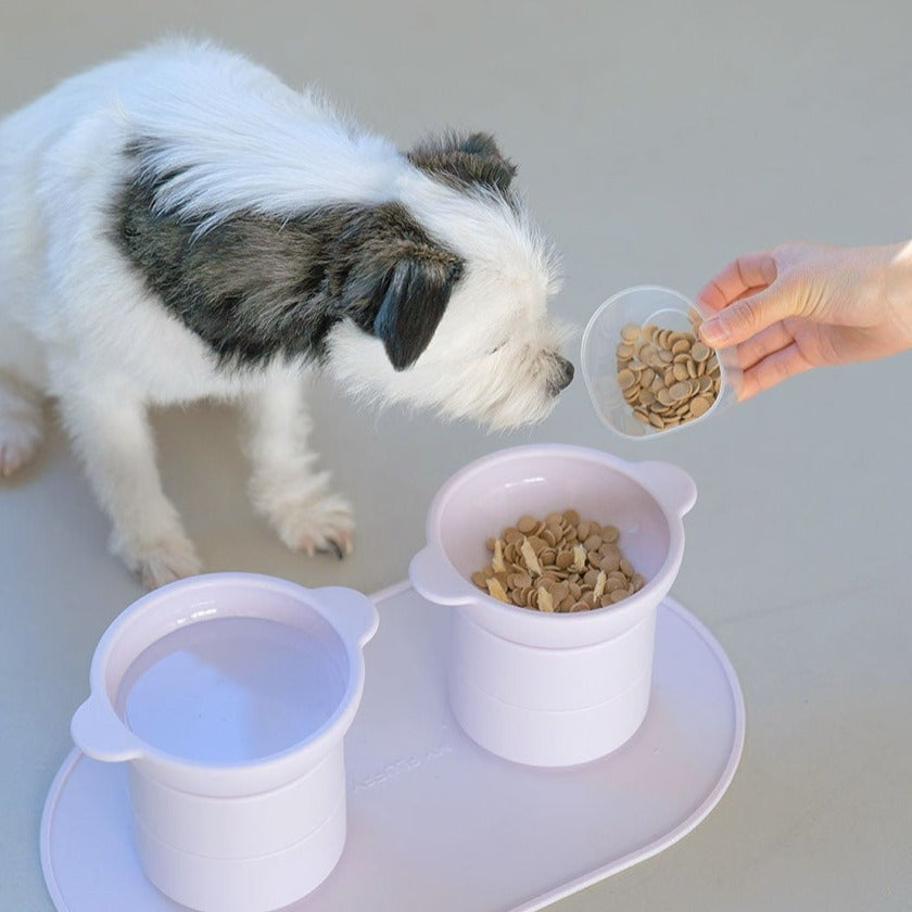 Adjustable Elevated Silicone Bowl