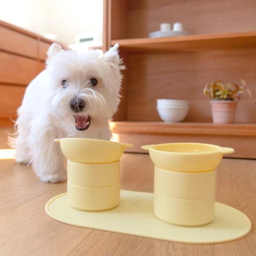 Adjustable Elevated Silicone Bowl
