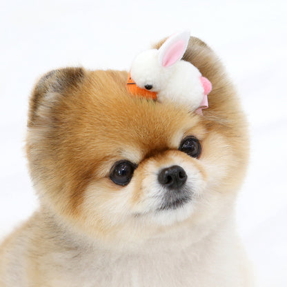 Carrot Bunny Hairpin