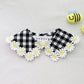 Mini Daisy Check Cape