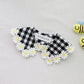 Mini Daisy Check Cape