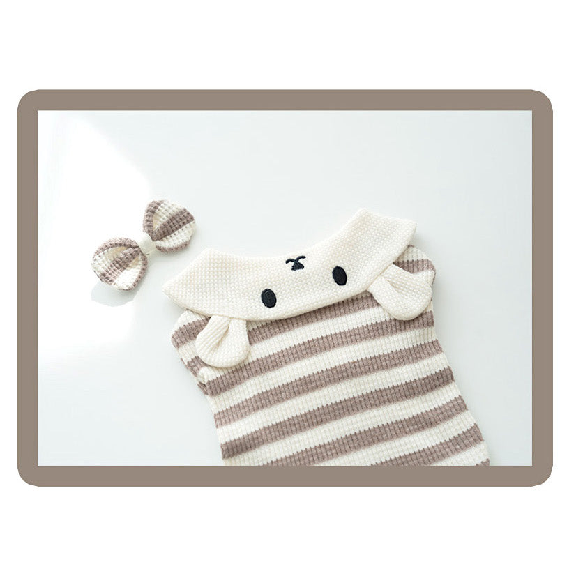 Waffle Bear Collar Tee