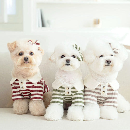 Waffle Bear Collar Tee