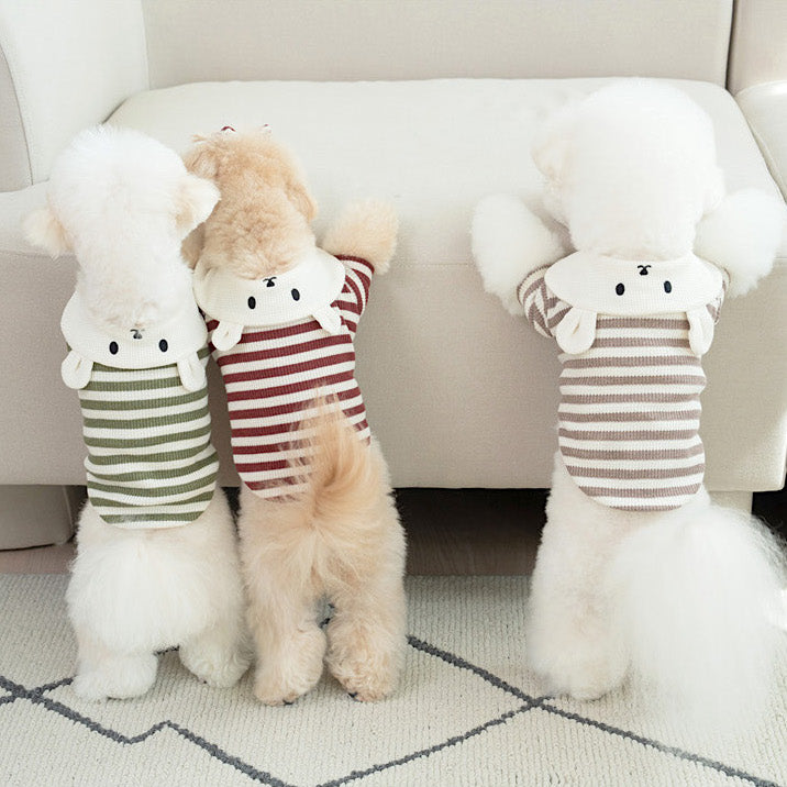 Waffle Bear Collar Tee