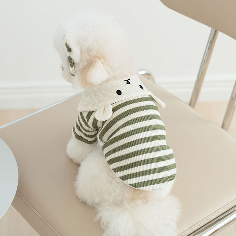 Waffle Bear Collar Tee