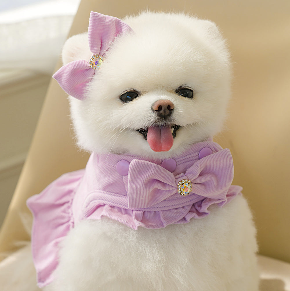 Golden Puppy Corduroy Harness (7 colors)