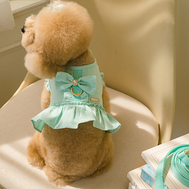 Golden Puppy Corduroy Harness (7 colors)